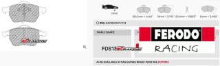 Sportovní destičky DS Performance Ferodo FDS1323
