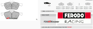 Sportovní destičky DS Performance Ferodo FDS1499