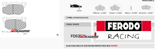 Sportovní destičky DS Performance Ferodo FDS393