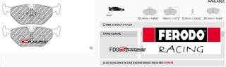 Sportovní destičky DS Performance Ferodo FDS578