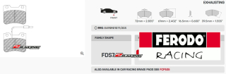 Sportovní destičky DS Performance Ferodo FDS745