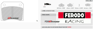 Sportovní destičky DS Performance Ferodo FDS815