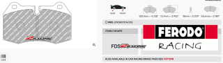 Sportovní destičky DS Performance Ferodo FDS998