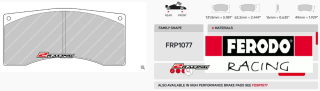Závodní destičky DS1.11 Ferodo racing FRP1077W