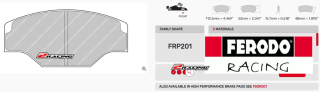 Závodní destičky DS1.11 Ferodo racing FRP201W