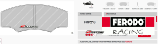 Závodní destičky DS1.11 Ferodo racing FRP218W