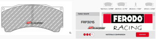 Závodní destičky DS1.11 Ferodo racing FRP3015W