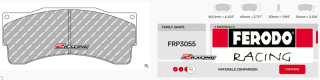 Závodní destičky DS3.12 Ferodo racing FRP3055GB