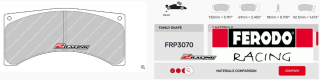 Závodní destičky DS1.11 Ferodo racing FRP3070W