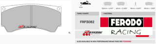 Závodní destičky DS2500 Ferodo racing FRP3082H