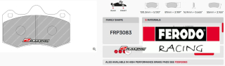 Závodní destičky DS3.12 Ferodo racing FRP3083G