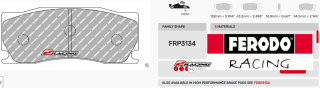 Závodní destičky DS2500 Ferodo racing FRP3134H