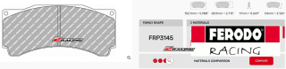 Závodní destičky DS1.11 Ferodo racing FRP3145WB