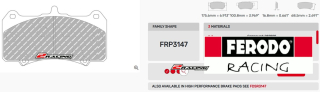 Závodní destičky DS3.12 Ferodo racing FRP3147G