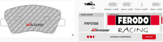 Závodní destičky DS1.11 Ferodo racing FRP3158W