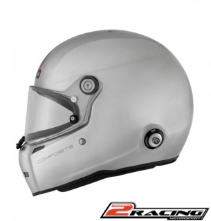 Integrální závodní helma Stilo ST5F N Composite Formula stříbrná