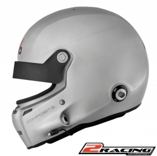 Integrální závodní helma Stilo ST5R Composite GT s interkomem stříbrná