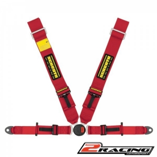 Schroth 4 bodý bezpečnostní pás FIA závodní modrý,červený,černý levý