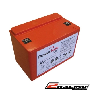 R8 závodní startovací olověná baterie 7,4 Ah 138x86x101mm 2,7kg PowerSafe