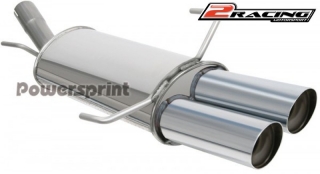 Sportovní tlumič výfuku z nerez oceli Opel Zafira 2.2 DTI 981620-sa2