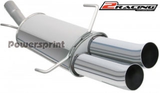 Sportovní tlumič výfuku z nerez oceli Opel Zafira 2.2 TD 981620-sa4