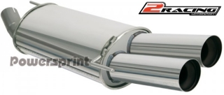 Sportovní tlumič výfuku z nerez oceli VW Golf 3 2.0 GTI 16V 982011-sa2