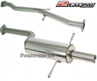 Závodní výfukový systém z nerezové oceli Subaru Impreza 2.5 Turbo 991915