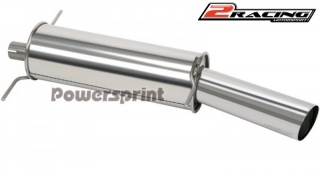 Zadní tlumič z nerezové oceli VW Golf 1 Cabrio 1.8 GTi 992001