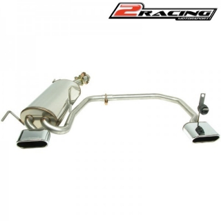 Zadní tlumič výfuku s koncovkami levá pravá strana Opel Corsa C 1.4 16V 971604-SA6