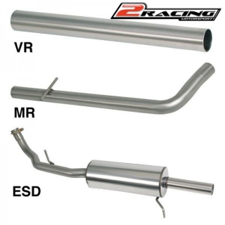 Kompletní výfukový systém z nerezové oceli VW Golf 4 1.8 T 993050