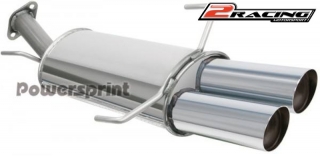 Sportovní tlumič výfuku z nerez oceli Opel Zafira 2.2 DTI 981619-sa2