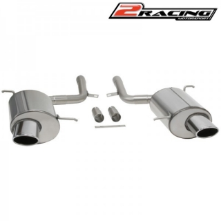 Zadní tlumič výfuku s koncovkami levá pravá strana MB SLK (R171) 350 970302SA7L0343