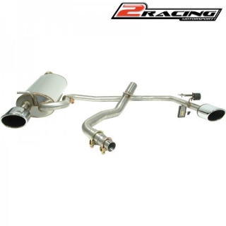 Zadní tlumič výfuku s koncovkami levá pravá strana Audi A3 1.6i 970201SA7L0120