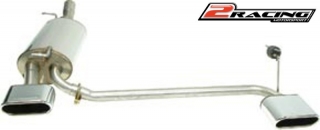 Zadní tlumič výfuku s koncovkami levá pravá strana Audi A4 1.6i 970203SA6L0623