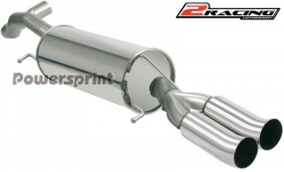 Sportovní tlumič výfuku z nerez oceli Audi A4 1.8 Turbo 20V 980205-sa4