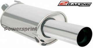 Sportovní tlumič výfuku z nerez oceli VW Golf 3 1.6 GT 982009-sa1