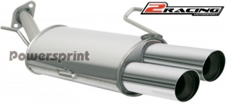 Sportovní tlumič výfuku z nerez oceli Opel Astra G Cabrio 2.0 TD 981615-sa2