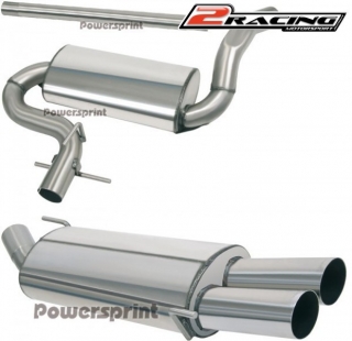 Kompletní výfukový systém z nerezové oceli VW Golf 3 1.6 952002