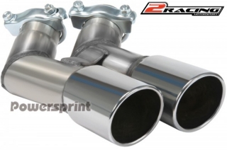 Výfukové koncovky leštěná nerez ocel VW Golf 5 2.0 TFSI 999651