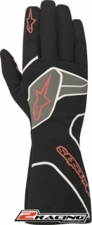 Rukavice Alpinestars Tech 1 Race v2 červená černá s FIA homologací