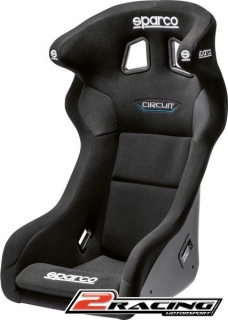 Závodní sedadlo Sparco Circuit QRT černá FIA homologace konstrukce laminát