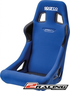 Závodní sedadlo Sparco Sprint L modrá FIA homologace konstrukce trubka