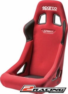 Závodní sedadlo Sparco Sprint červená FIA homologace konstrukce trubka