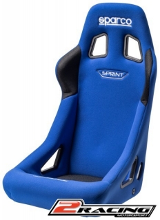 Závodní sedačka Sparco Sprint modrá FIA homologace konstrukce trubka