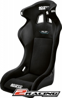 Závodní sedadlo Sparco Pilot QRT černá FIA homologace konstrukce laminát