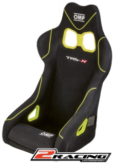 Závodní sedadlo OMP TRS-X žlutá neon černá FIA homologace konstrukce trubka