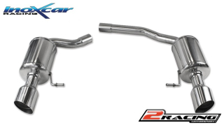 Zadní tlumič s koncovkou průměr 102 Racing P+L Inoxcar racing AUA5.02.10RA