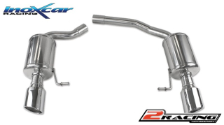 Zadní tlumič s koncovkou o průměru 100 X-RACE P+L &nbsp; Inoxcar racing AUA5.02.XR10