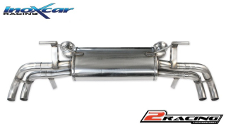 Zadní výfuk z nerezové oceli s koncovkou 2 x L+R Inoxcar racing AUR8.01