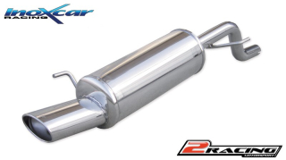 Zadní výfuk z nerezové oceli s koncovkou Oválná 120x80 mm Inoxcar racing FIPN.24.120